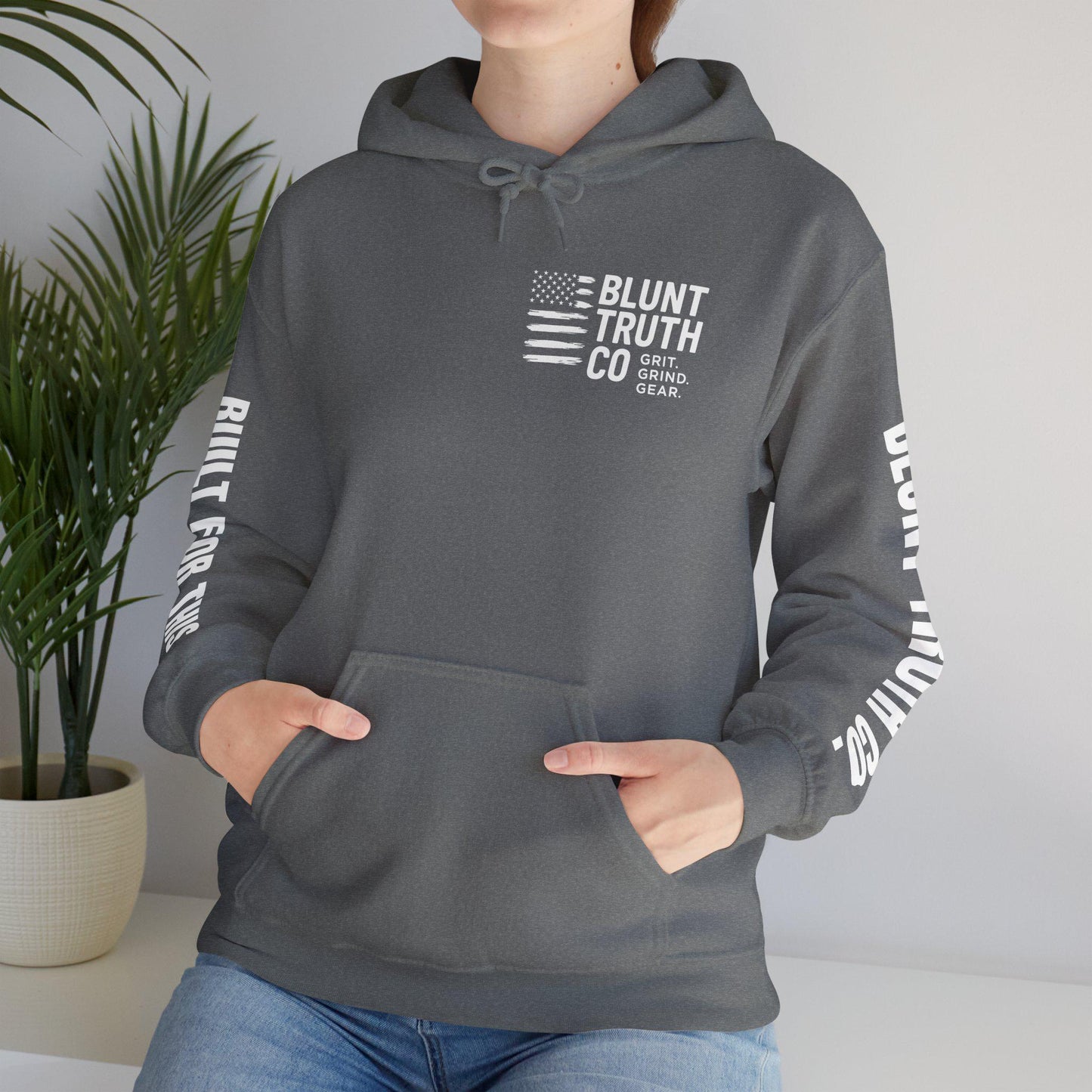Bold Statement Unisex Hoodie - Built for This, Perfect Gift for Him/Her, Casual Outfit, Gym Wear, Everyday Comfort