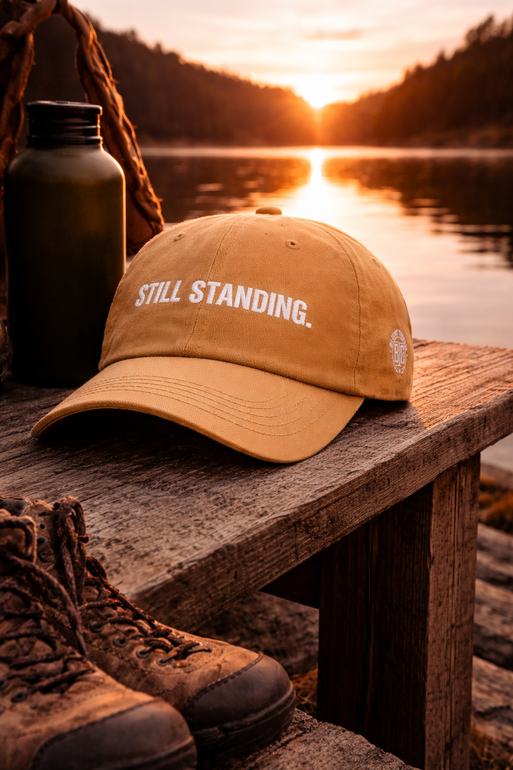Still Standing Hat – Built Not Broken Adjustable Cap