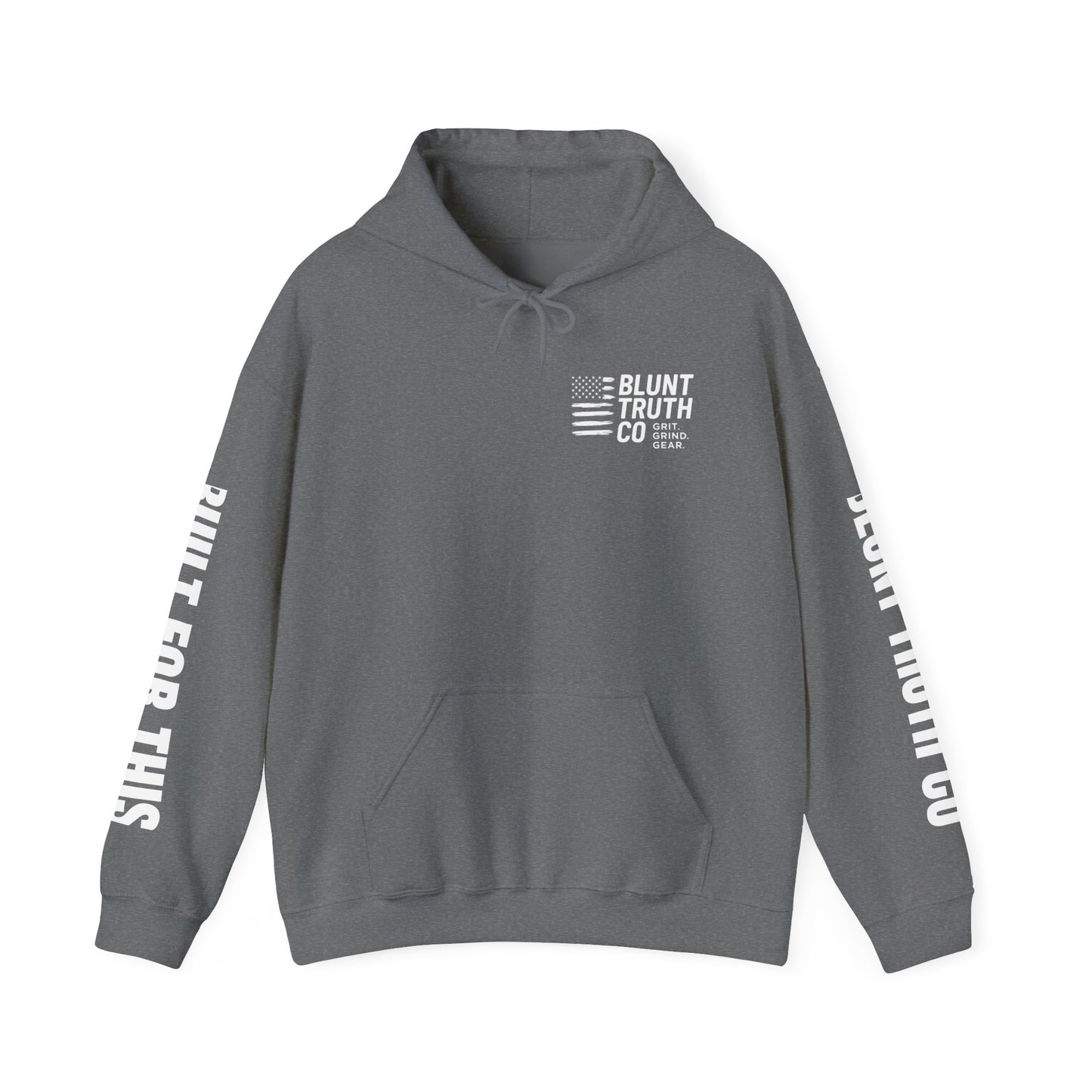 Bold Statement Unisex Hoodie - Built for This, Perfect Gift for Him/Her, Casual Outfit, Gym Wear, Everyday Comfort