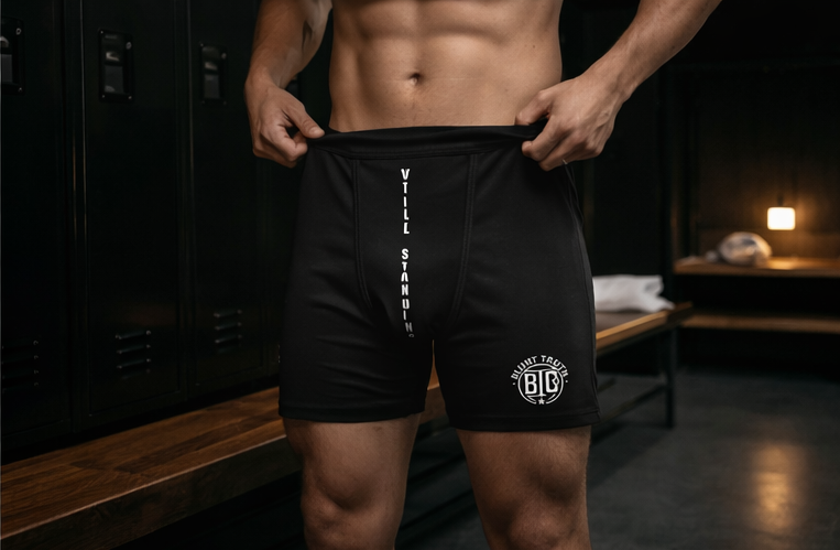 Still Standing Boxer Briefs | Blunt Truth Co | Men’s Performance Underwear | Motivational Athletic Wear