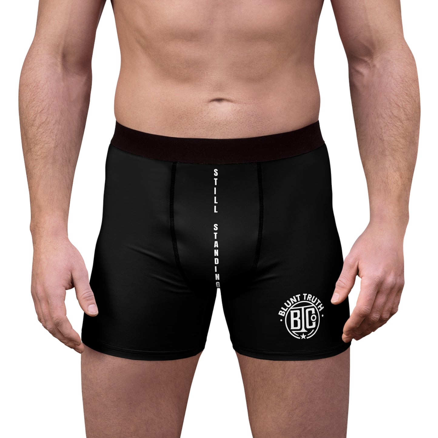 Still Standing Boxer Briefs | Blunt Truth Co | Men’s Performance Underwear | Motivational Athletic Wear