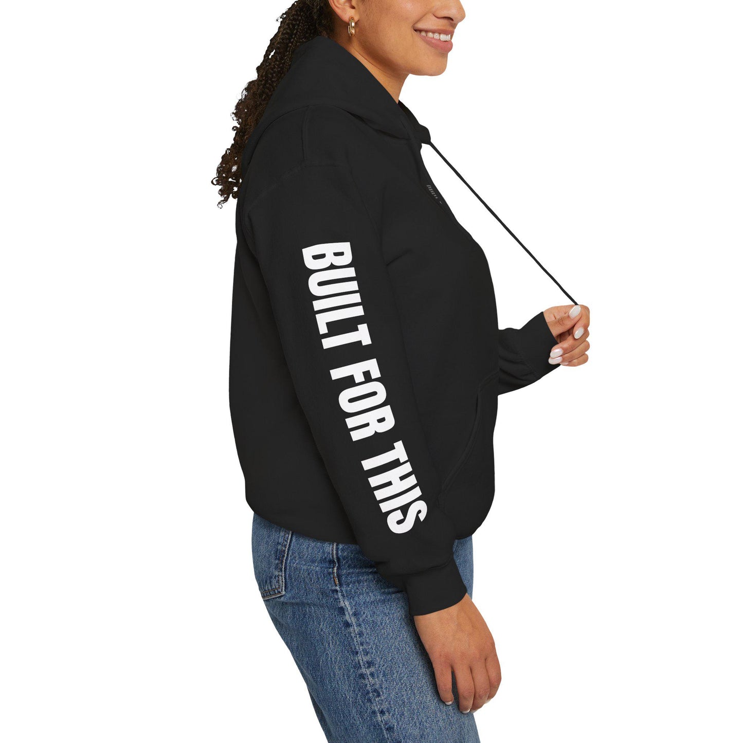 Bold Statement Unisex Hoodie - Built for This, Perfect Gift for Him/Her, Casual Outfit, Gym Wear, Everyday Comfort