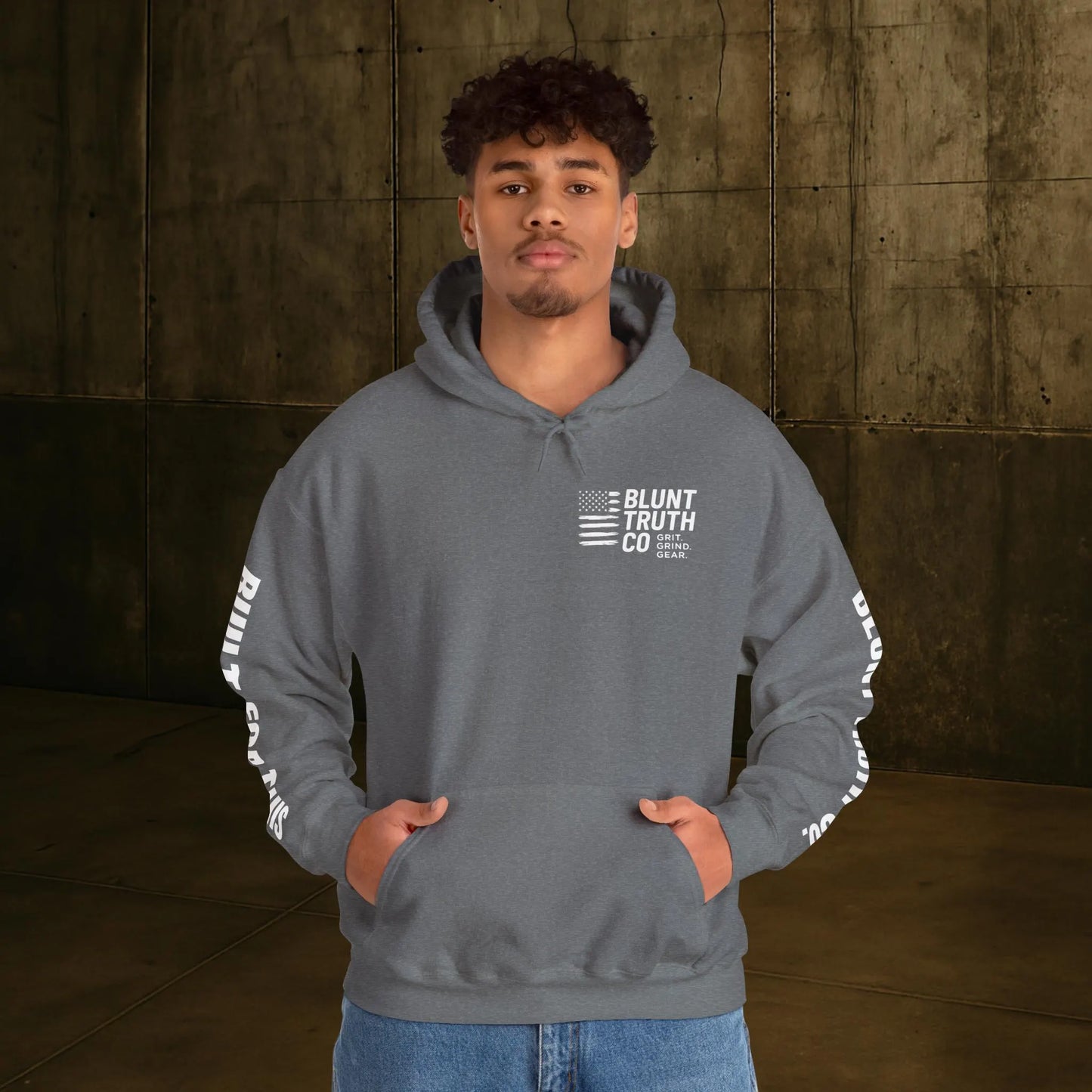 Bold Statement Unisex Hoodie - Built for This, Perfect Gift for Him/Her, Casual Outfit, Gym Wear, Everyday Comfort