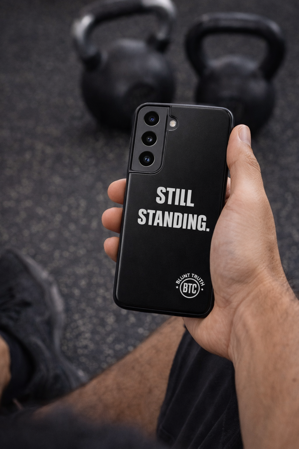 Still Standing Phone Case – Built Not Broken Minimalist iPhone & Samsung Case