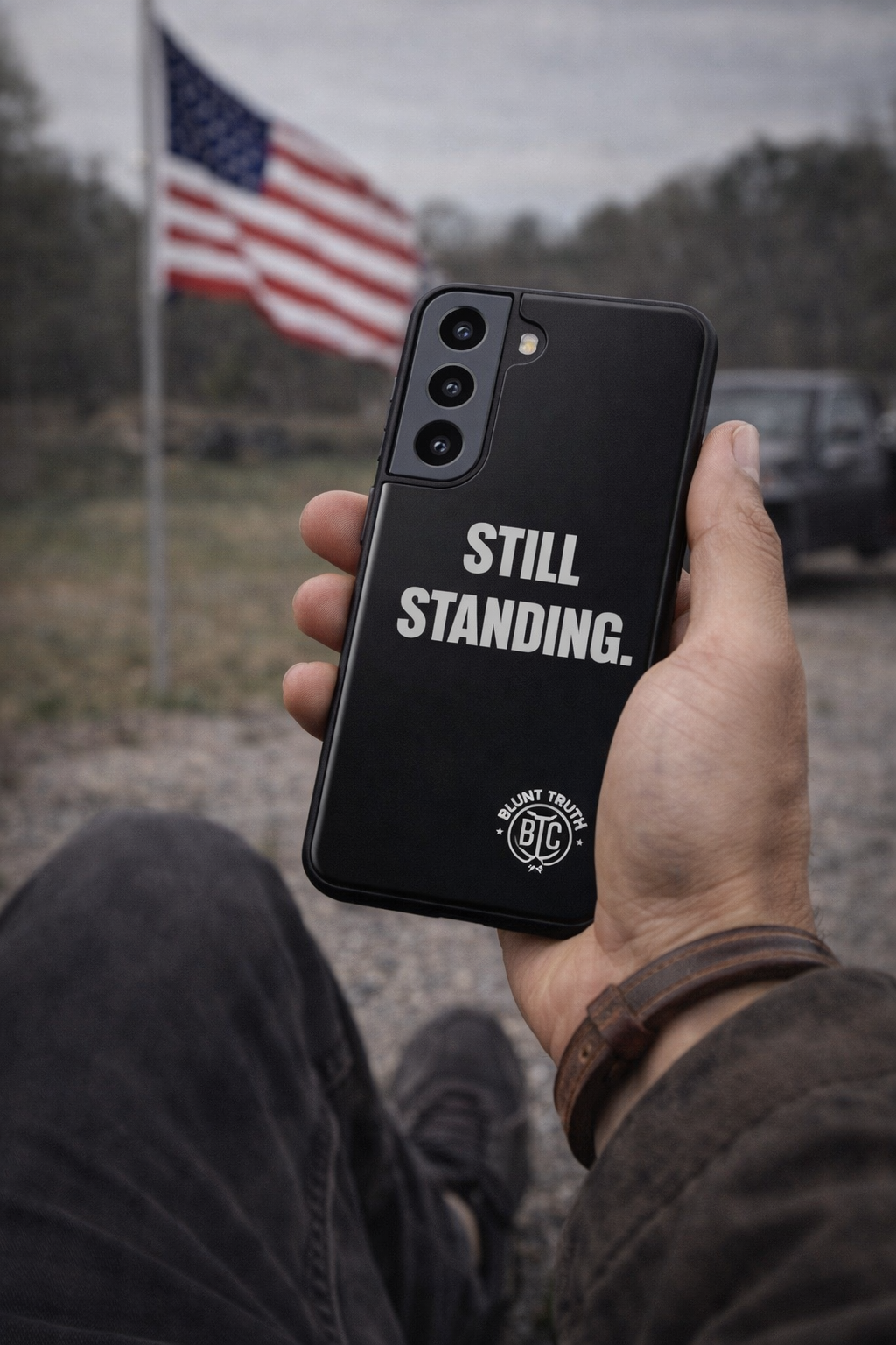 Still Standing Phone Case – Built Not Broken Minimalist iPhone & Samsung Case