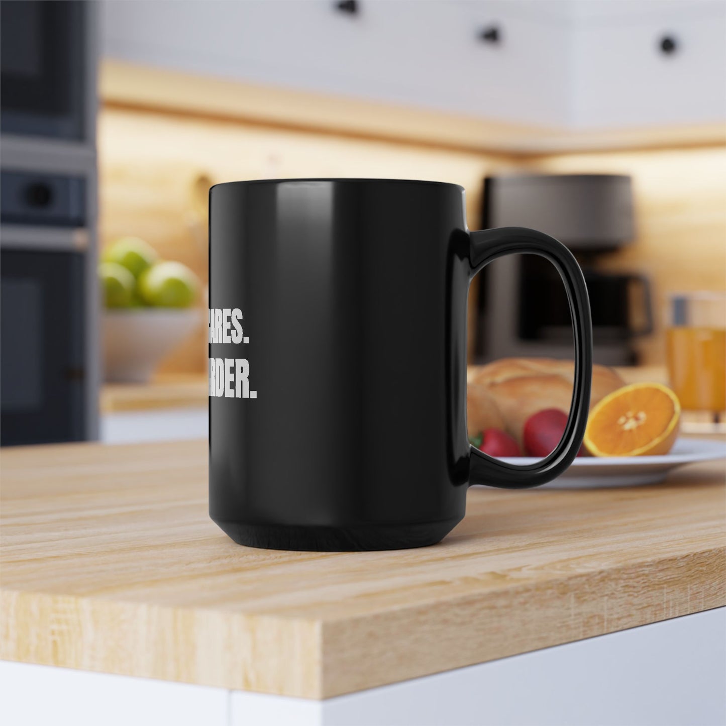 Nobody Cares. Work Harder Mug. Black Coffee Mug. Motivational Discipline Mug BTC