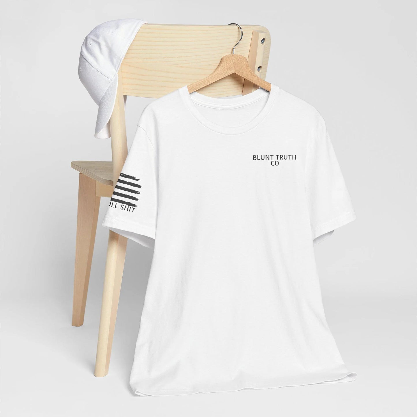 Nobody Cares Work Harder, Motivational Gym Shirt, Blunt Truth CO, Unisex Tee with Back Print, Sleeve Graphic