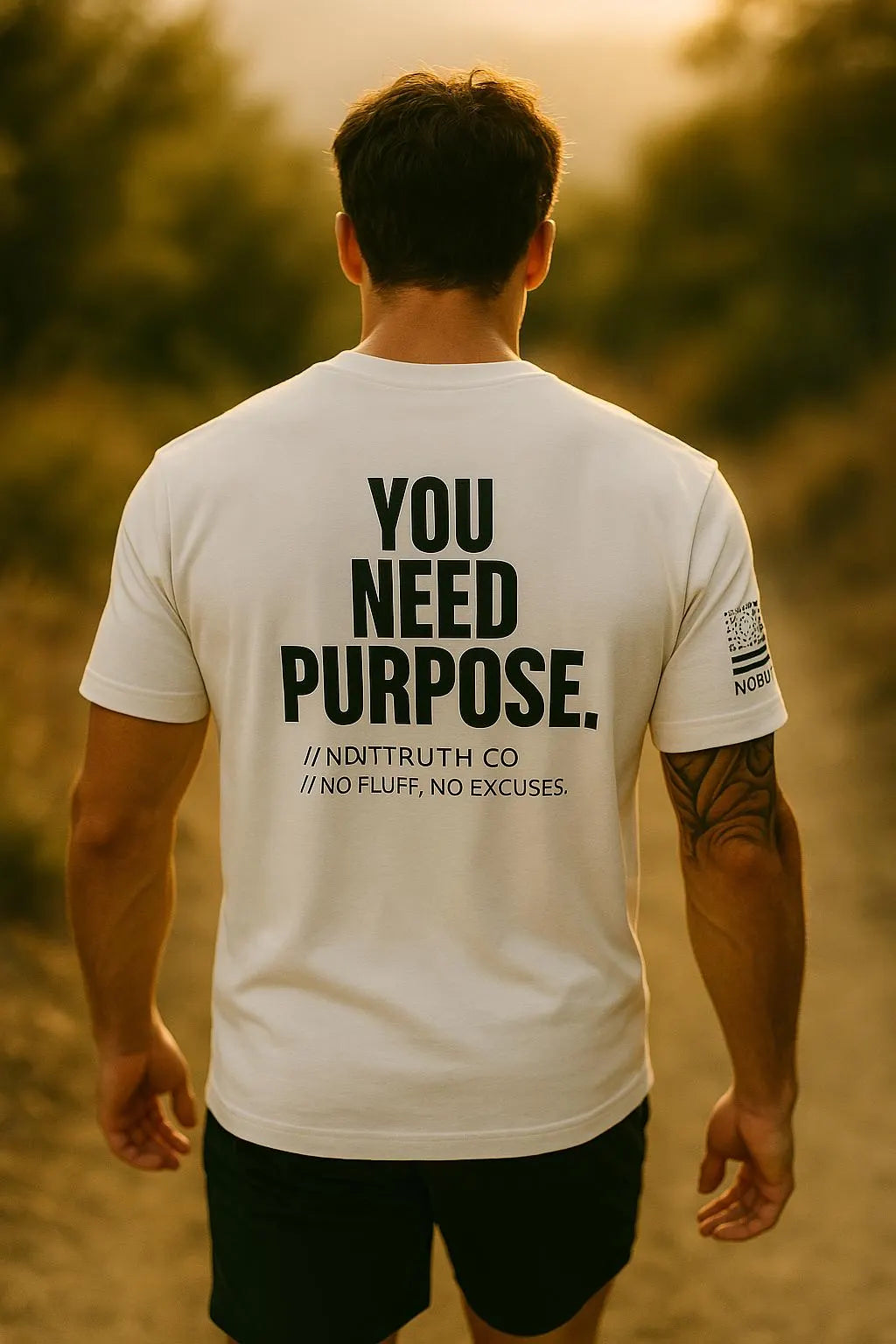Purpose Over Therapy Motivational Shirt | Grit Quote Tee by Blunt Truth CO
