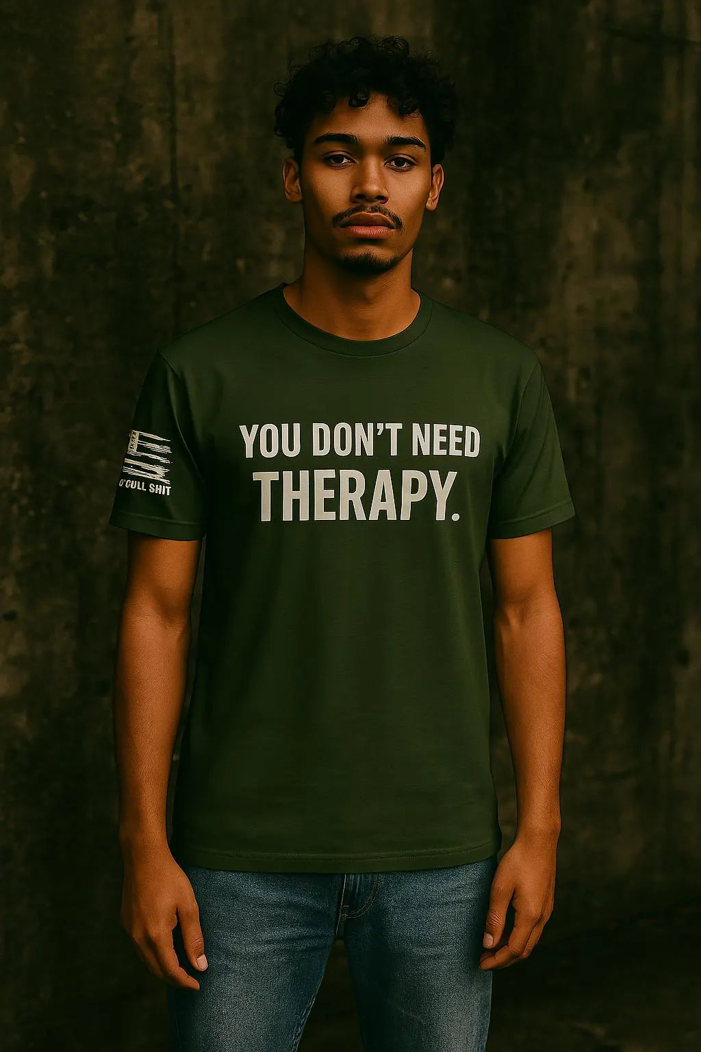 Purpose Over Therapy Motivational Shirt | Grit Quote Tee by Blunt Truth CO